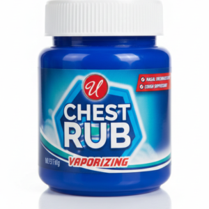 Chest Rub Vaporizing – Pommade Vaporisante pour la Poitrine – Décongestionnant Nasal et Antitussif – Format 113 g (4 oz)