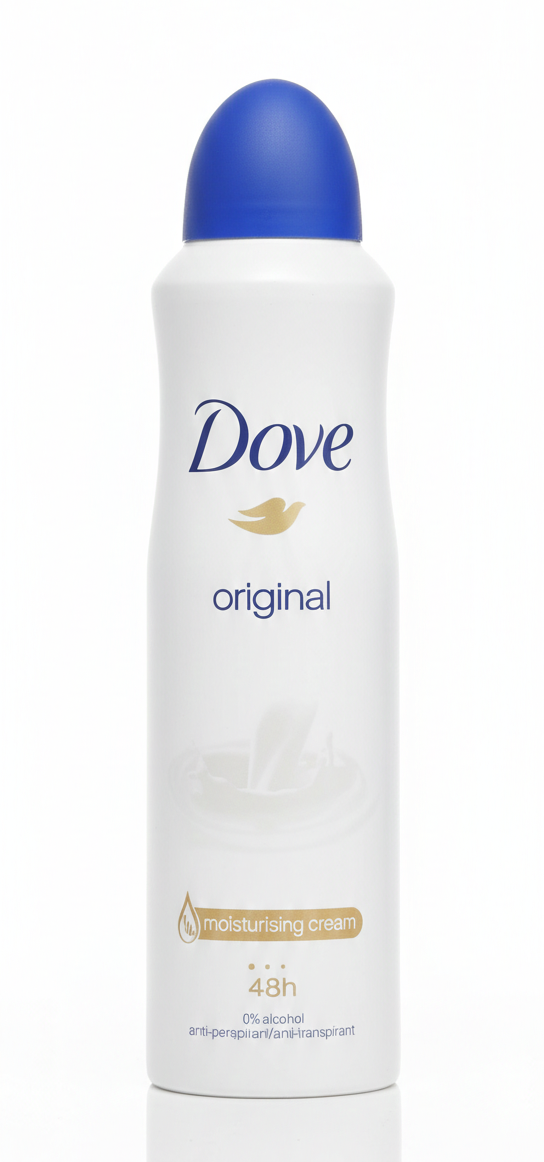 Dove Déodorant Anti-Transpirant Spray 48h – 0% Alcool – Format 250 ml