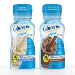 Glucerna Original – Shake de Nutrition Équilibrée – 10g de Protéines, 25 Vitamines et Minéraux – Aide à la Gestion de la Glycémie – Bouteille de 237 ml (8 fl oz)