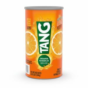 TANG Boisson Instantanée en Poudre à l'Orange – Format Familial 2,04 kg (4,4 lb) – Enrichi en Vitamine C et Calcium – Prépare jusqu'à 21 Litres (22 Quarts)